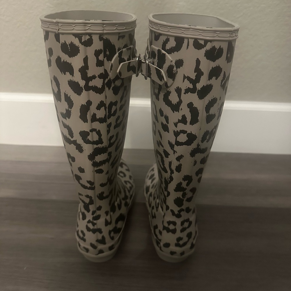 Hunter Animal Print Tall Boots - Picture 3 of 4